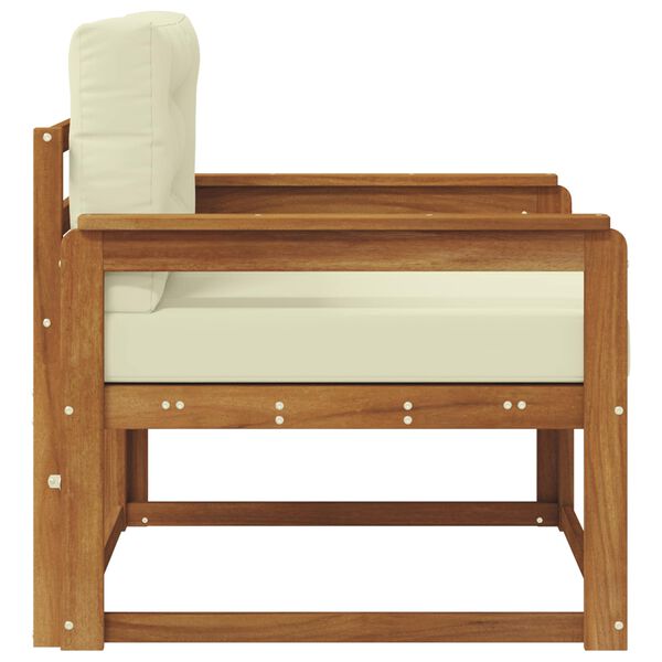 vidaXL Sofa de milieu ext&eacute;rieur Bois d'Acacia Massif Naturel