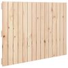 vidaXL Tête de lit murale 95,5x3x60 cm Bois massif de pin