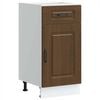 vidaXL Armoire de cuisine Kalmar ch&ecirc;ne marron bois d'ing&eacute;nierie