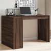 vidaXL Bureau chêne marron 123,5x73,5x75 cm bois d'ingénierie