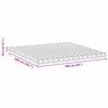 vidaXL Matelas Blanc 160 x 200 cm Tissu jacquard