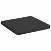vidaXL Coussins de siège 4 pcs Noir 40 x 40 x 3 cm Tissu en microfibre