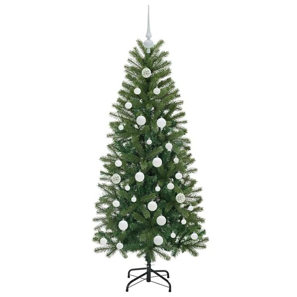 vidaXL Sapin de No&euml;l artificiel avec 150 LED Vert 150 cm PE et PVC