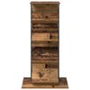 vidaXL &Eacute;tag&egrave;re &agrave; magazines avec &eacute;tag&egrave;re Bois ancien 68 x 40 x 123,5 cm