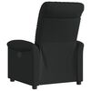 vidaXL Fauteuil inclinable &eacute;lectrique Noir Tissu