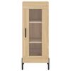 vidaXL Buffet haut Ch&ecirc;ne sonoma 34,5x34x180 cm Bois d'ing&eacute;nierie