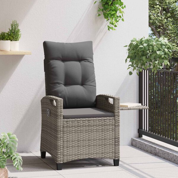 vidaXL Chaises de jardin inclinables 56 x 60 x 112 cm acier