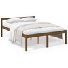 vidaXL Lit pour personne &acirc;g&eacute;e sans matelas 140x200 cm bois pin massif