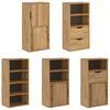 vidaXL Armoires latérales 5 pcs ODDA 40x24x79 cm bois massif pin