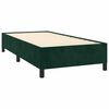 vidaXL Cadre de lit sans matelas vert fonc&eacute; 90x190 cm velours