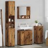 vidaXL Ensemble de mobilier de salle de bain 4 pcs Bois Ancien