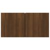 vidaXL Armoire TV suspendue Chêne marron 60x30x30 cm Bois d'ingénierie