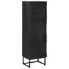 vidaXL Haut Armoire Noir 35 x 30 x 120 cm