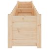 vidaXL Jardinières d'extérieur 2 pcs 200x31x31 cm bois de pin massif