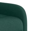 vidaXL Fauteuil inclinable &eacute;lectrique Vert fonc&eacute; Tissu