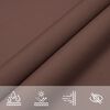 vidaXL Voile de parasol tissu oxford triangulaire 3,6x3,6x3,6 m marron