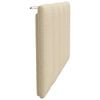 vidaXL Coussin de t&ecirc;te de lit Hanko cr&egrave;me 90 cm tissu