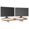 vidaXL Support pour moniteur 100x27x14 cm Bois de pin solide