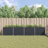 vidaXL Jardini&egrave;re Anthracite 195 x 100 x 45 cm Acier galvanis&eacute;