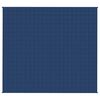 vidaXL Couverture lestée Bleu 200x225 cm 9 kg Tissu
