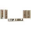 vidaXL Ensemble de meubles TV 6 pcs Ch&ecirc;ne sonoma Bois d'ing&eacute;nierie