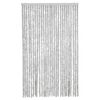 vidaXL Rideau anti-mouches gris 118x220 cm chenille
