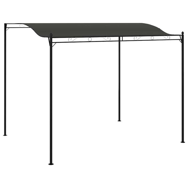 vidaXL Auvent de parasol 3 x 2,4 m Anthracite