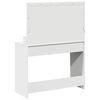 vidaXL Table de Toilette Blanc 100 x 41 x 135 cm Bois d'ing&eacute;nierie