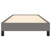 vidaXL Cadre de lit sans matelas gris fonc&eacute; 100x200 cm tissu