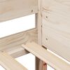 vidaXL Cadre de lit sans matelas 80x200 cm bois massif de pin
