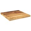 vidaXL Dessus de table 50x50x2,5 cm carr&eacute; bois massif de manguier brut