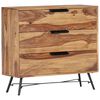 vidaXL Buffet 80x30x75 cm Bois massif
