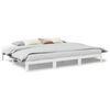 VidaXL Cadre de lit familial sans matelas blanc 270x200 cm