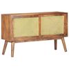 vidaXL Buffet 112x30x65 cm Bois de manguier massif