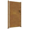 vidaXL Portail de jardin 100x175 cm en acier Corten