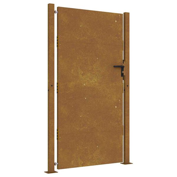vidaXL Portail de jardin 100x175 cm en acier Corten