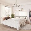 vidaXL Cadre de lit Gris Bois de pin massif 120x200 cm