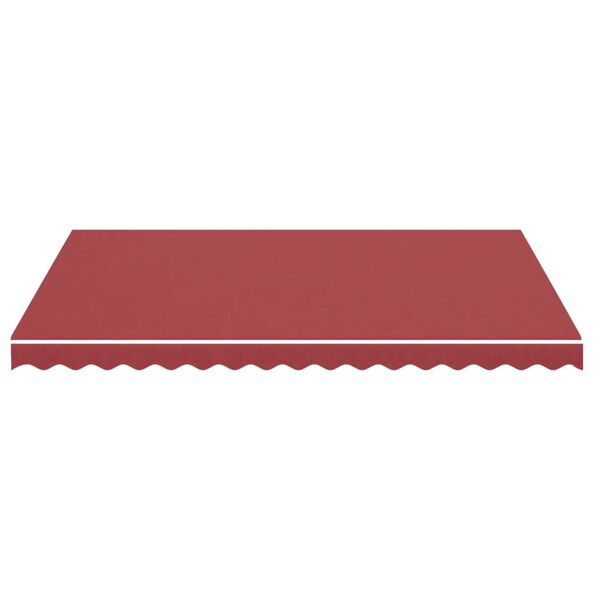 vidaXL Tissu de remplacement pour auvent Bordeaux rouge 4x3 m