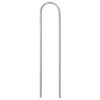 vidaXL Piquets de sol en forme de U 50 pcs 15x3,5 cm acier galvanisé