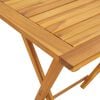 vidaXL Ensemble bistro de jardin 3 pcs Marron Bois d'Acacia Massif