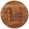vidaXL Dessus de table rond 70 cm 25-27 mm Bois de r&eacute;cup&eacute;ration solide