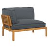 vidaXL Ensemble de Canap&eacute;s avec coussin Anthracite 133 x 92 x 69 cm