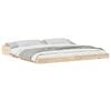 vidaXL Cadre de lit Marron 200 x 210 cm Pin massif