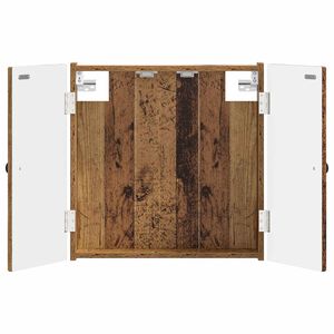vidaXL Cabinet pour cible EDE Bois ancien 52,5 x 10,5 x 53,5 cm
