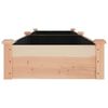 vidaXL Lit surélevé de jardin doublure 240x60x25 cm bois massif sapin