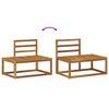 vidaXL Ensemble de canap&eacute;s d'ext&eacute;rieur 2 pcs Naturel