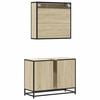 vidaXL Ensemble de meubles de salle de bain 2 pcs chêne sonoma