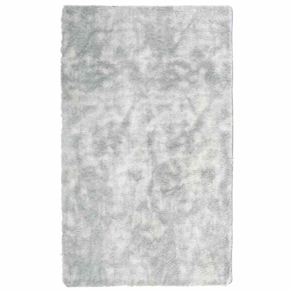 vidaXL Tapis shaggy &agrave; poils longs NAVARRA gris argent&eacute; 80x150 cm
