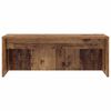 vidaXL Bureau mural Bois Ancien 80 x 45 x 30 cm Bois d'ing&eacute;nierie