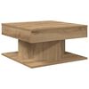 vidaXL Table basse ch&ecirc;ne artisanal 55x55x30 cm bois d'ing&eacute;nierie